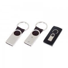 222 Tek Taraflı Metal Suni̇ Deri̇ Anahtarlık